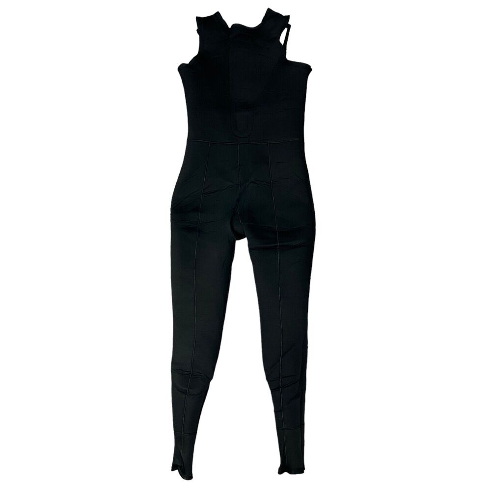 Vintage US Divers Sleeveless Wetsuit Mens L Large Black Surfing Scuba Diving